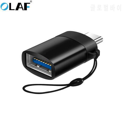 Olaf OTG Type-C usb c adapter for Samsung Galaxy S8 S9 Note 8 Mobile Phone Micro Type C-USB-C to USB 3.0 charge data converter