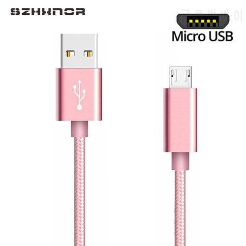 Micro USB USB Android Charger for Samsung Galaxy E7 E5 A7 A5 A3 J7 J5 J1 2015/2016 Braided High Speed Sync fast Charging Cord