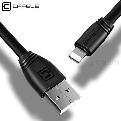 CAFELE USB Cable for iphone XR XS Max X 8 7 6 Plus 5S USB Charging Data Sync Usb Cable Durable Fadeless TPE 5V 2.1A 50CM / 120CM