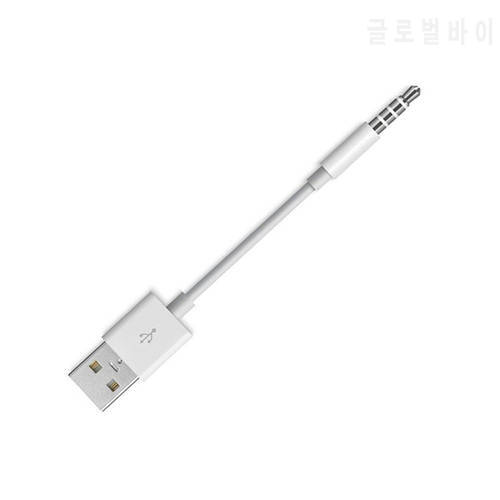 3.5mm Jack to USB 2.0 Data Sync Charger Cable for Apple iPod Shuffle 2nd 3rd 4th 5th 6th 7th USB AUX Cable adapter cord