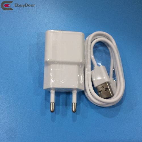 New Travel Charger + USB Cable USB Line For Bluboo Mini 4.5 Inch 1280x720 MT6580M Free Shipping + Tracking Number