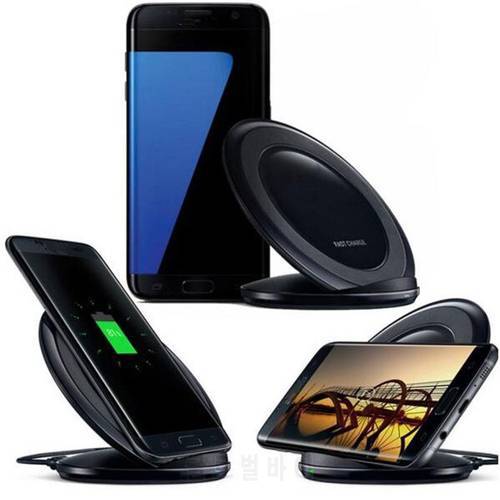 Universal Fast charge Vertical Wireless Charger S7 Pad Charging Dock Adapter For Samsung Galaxy S7 S7 Edge S6 Edge Note 5