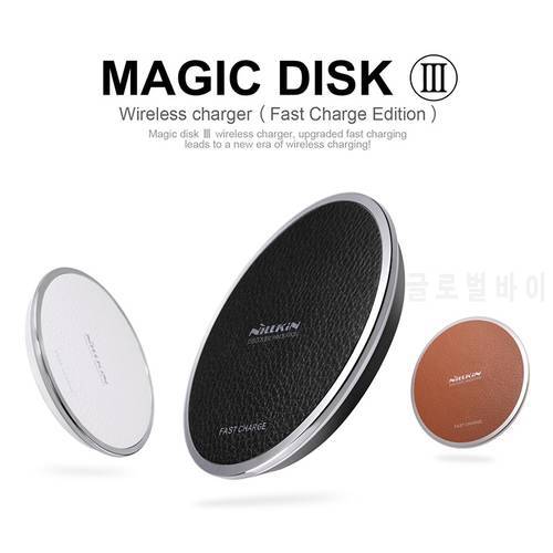 Nillkin Magic Disk III Fast Charge Edition Wireless Charger For iPhone X samsung S8 S7 8plus QI Wireless Charging Digital Device