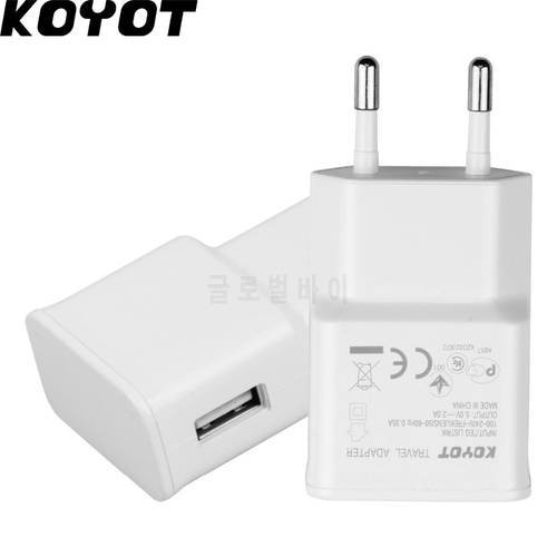 2PCS/LOT EU plug Adapter 5V 2A EU USB Wall Charger Mobile phone charger For Galaxy S5 Note4 N9000 mobile phone charger