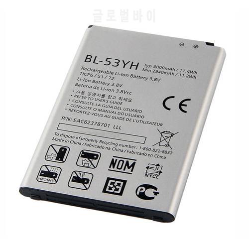 1x 3000mAh BL-53YH Replacement Battery For LG G3 F400 F400K F460 F470 D830 D850 VS985 D850 D851 D852 D855 D857 D858 D859 LS990