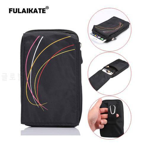 FULAIKATE Universal Wallet Bag for iPhone6s Plus 12 Pro Max Climbing Case Skin Holster Mobile Phone Sports Leisure Soft Pouch