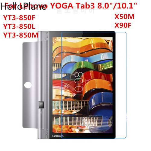 Tempered Glass For Lenovo YOGA Tab 3 8.0 10 10.1 X50F X50M Plus Pro X90F YT3 850F YT3-850F X703F Tablet Screen Protector Film