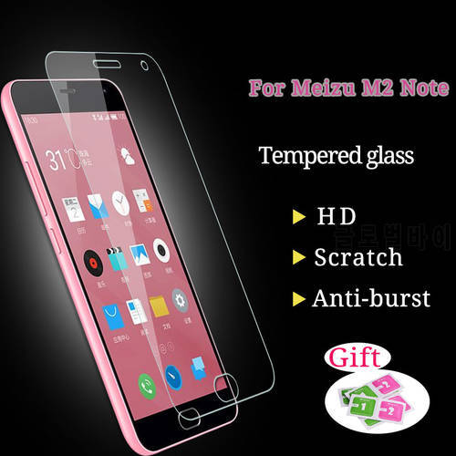 For Meizu M2 M3 M5 M6 M8 M9 Note tempered glass film 5.5inches 9H explosion-proof Screen Protector Film Smart Phone protect
