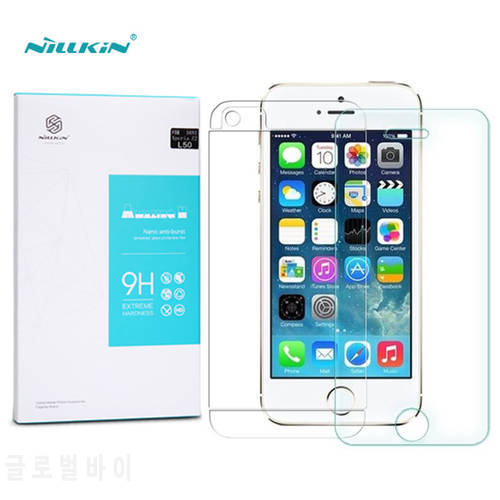 Nillkin Tempered Glass for iPhone XR X Xs 11 Pro Max 12 Mini 0.33MM H Screen Protector For iPhone 13 Pro Max Glass