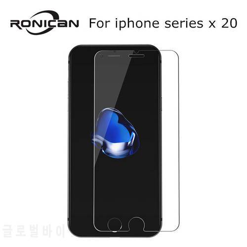 20Pcs Tempered Glass for iPhone X XR 5 5s SE 6 6s 7 8 Plus Explosion Proof screen protector Film for iphone X XS XR 11 Pro Max