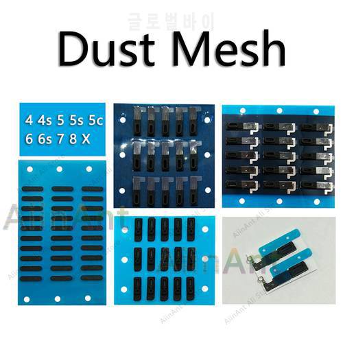 50 Piece For iPhone 6 5s 5c X Xs Max 5 6s LCD Screen Display Anti-Dust Mesh Adhesive Plug For iPhone 7 8 Plus Repair Part
