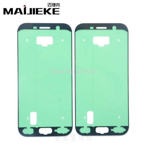 20PCS MAIJIEKE Ori For Samsung Galaxy A3 A5 A7 2017 A320 A520 A720 Housing Sticker Front Frame Plate Cover Adhesive Tape Glue