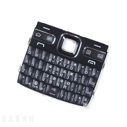 Black Color New Housing Main Function Keyboards Keypads Buttons Cover Case For Nokia E72 , Free Shipping with tracking
