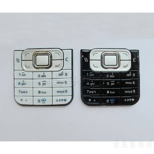 10pcs Black/White 100% New Ymitn Housing Cover Case Keyboards Keypads For Nokia 6120 6120C Free Shipping