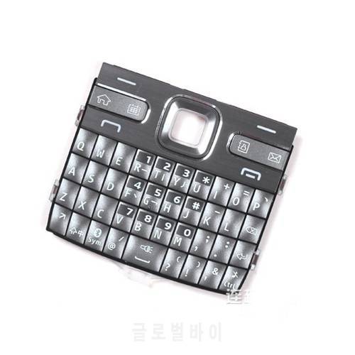 Grey Color New Housing Main Function Keyboards Keypads Buttons Cover Case For Nokia E72 , Free Shipping with tracking