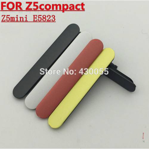 Black/White/Red/Yellow New Ymitn SIM Card Port Dust Plug For Sony Xperia Z5 MINI E5823 E5803 Z5 Compact waterproof,Free Ship