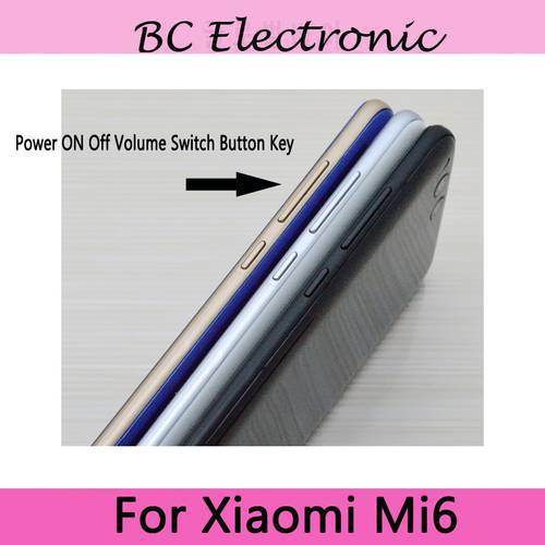 Side Button For Xiaomi Mi 6 Mi6 Power On Off Button + Volume Button Side Button Set Replacement RepairParts For Xiaomi Mi 6 Mi6