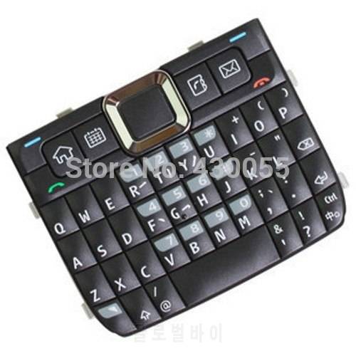 Black New Housing Home Function Main Keypads Keyboards Buttons Cover Case For Nokia E71 , Free Shipping with tracking