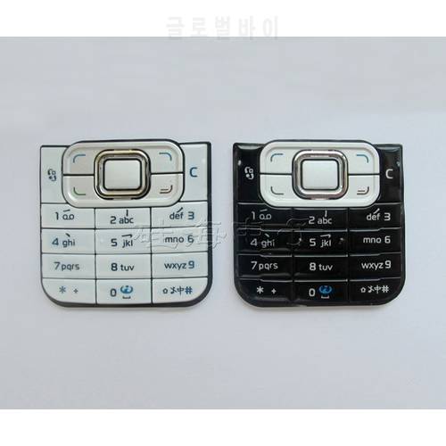 Black/White 100% New Ymitn Housing Cover Case Keyboards Keypads Buttons For Nokia 6120 6120C Free Shipping