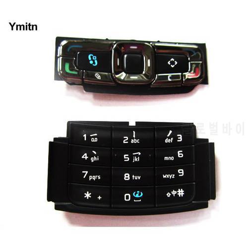 Black/White Ymitn New Housing Cover Case Keyboards Keypads Main Function Buttons For Nokia N95 , Free Shipping