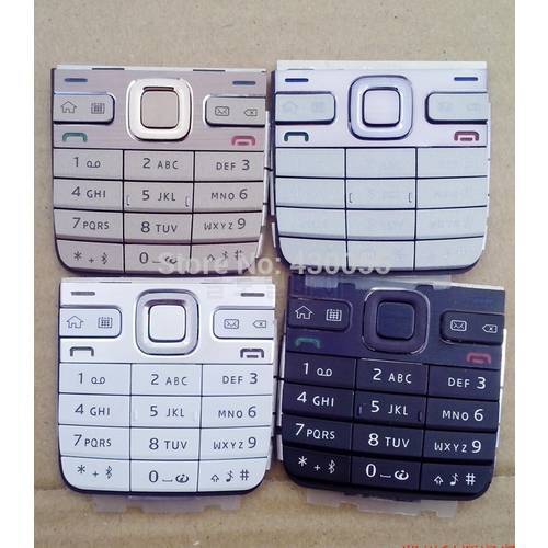 5PCS Black/Silver/White/Gold Y New Housing Home Mian Function Keypads Kyeboards Buttons Cover Case For Nokia E52