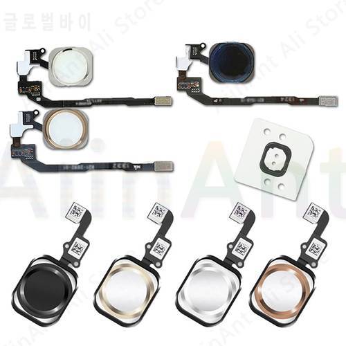 Return Back Full Function Home Button Flex For iPhone 6 6s 7 8 Plus 5s SE Original Home Extend Connector Flex Cable No Touch ID