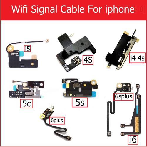 Genuine Wifi Signal Antenna Flex Cable for iPhone 4s 5S 5c 6s 7 8 plus X Xr Xs max Net work connector antenna flex cable Repair