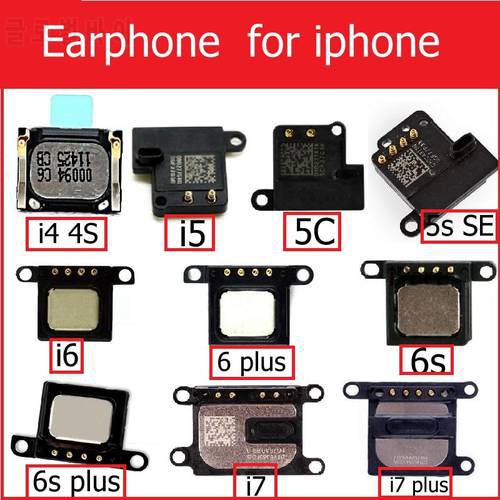 New Earpiece Speaker for iPhone 4 4s 5 5s 5c SE 6 6S 7 8 Plus X Ear Speaker Earpiece Ear-Speaker cell phone parts replacement