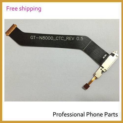 Original For Samsung Galaxy Note 10.1 N8000 USB Charger Dock Connector Charging Port Flex Cable,
