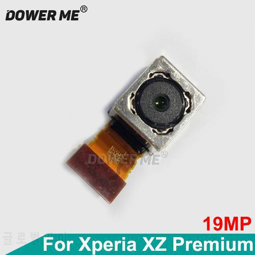 Aocarmo For Sony Xperia XZ Premium XZP G8141 G8142 Front Face Rear Back Camera Module Flex Cable 13MP 19MP
