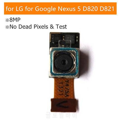 Test QC for Google for LG Nexus 5 D820 D821 Back Camera Big Camera Module Flex Cable 8MPX Main Camera Assembly Replacement Parts