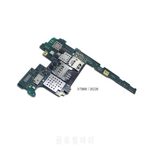 100% well work Motherboard for Samsung galaxy Note N7000/i9220 unlocked Disassembled mainboard with chips logic board