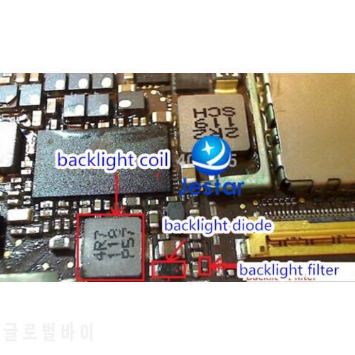 1sets/lot backlight diode V3 + backlight coil 4R7 + backlight filter L2200 for ipad 2 3 4 mini