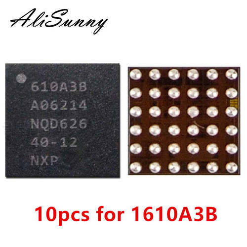 AliSunny 10pcs U2 Charging iC 610A3B for iPhone 7 Plus 6 6S 1610A3 Charger Chip U4001 36Pin on Board Ball Repair Parts