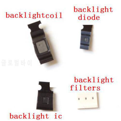 5sets/lot for iPhone 6 6plus Backlight IC 12pins U1502 +Backlight coil L1503 +backlight diode D1501 and filters fuses