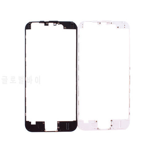 White Black LCD & touch screen frame front bezel supporting bracket for iPhone 6 6g 4.7