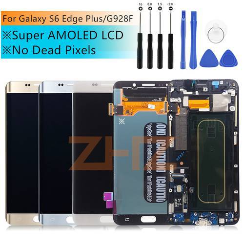For Samsung Galaxy S6 Edge Plus G928 G928F LCD Display Touch Screen Assembly Replacement Parts For 5.7