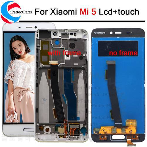 For Xiaomi Mi5 Mi 5 LCD Display Digitizer Screen Touch Panel Glass Sensor Assembly 1920*1080 For xiaomi mi5 LCD