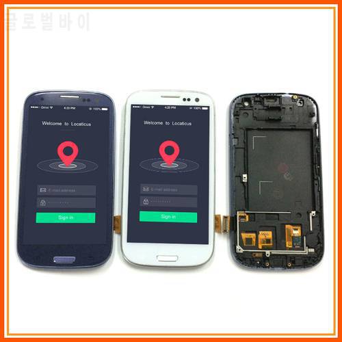 LCD For Samsung Galaxy S III S3 i9300 GT-I9300 S3 Neo i9300 GT-i9300i LCD Display Panel Matrix Touch Screen Assembly with Frame