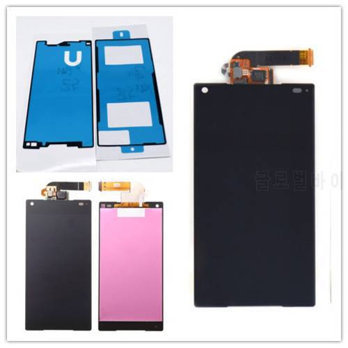 JIEYER 4.6 inch Black LCD display touch screen digitizer full Assembly repair parts For Sony Xperia Z5 Compact mini E5803 E5823