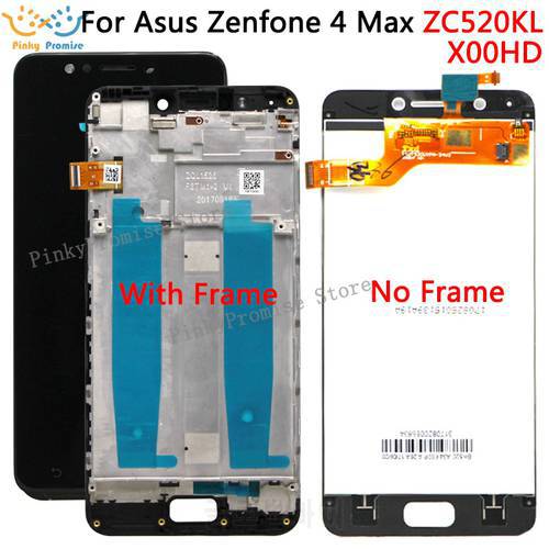 5.2&39&39 1280x720 IPS Display For Asus Zenfone 4 Max ZC520KL LCD Touch Screen ZC520KL LCD Digitizer Replacement Parts