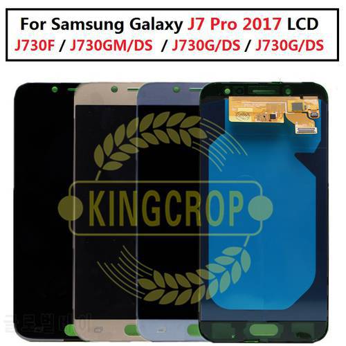 5.5&39&39 AMOLED Display for SAMSUNG Galaxy J7 Pro J730 LCD For SAMSUNG J7 2017 Display Touch Screen Digitizer J730F