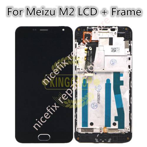 AAA Quality LCD +Frame For MEIZU M2 Mini Lcd Display Screen Replacement For MEIZU M2 MINI lcd