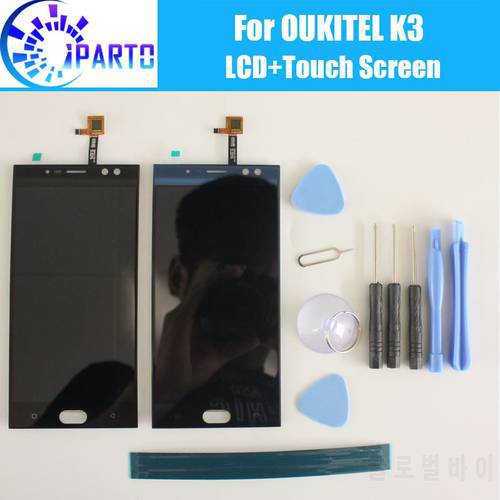 Oukitel K3 LCD Display+Touch Screen Assembly 100% Original Tested LCD Digitizer Glass Panel Replacement For Oukitel K3