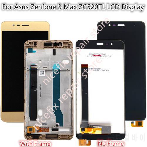 For Asus Zenfone 3 Max ZC520TL LCD Display Touch Screen Digitizer Assembly Replacement 5.2