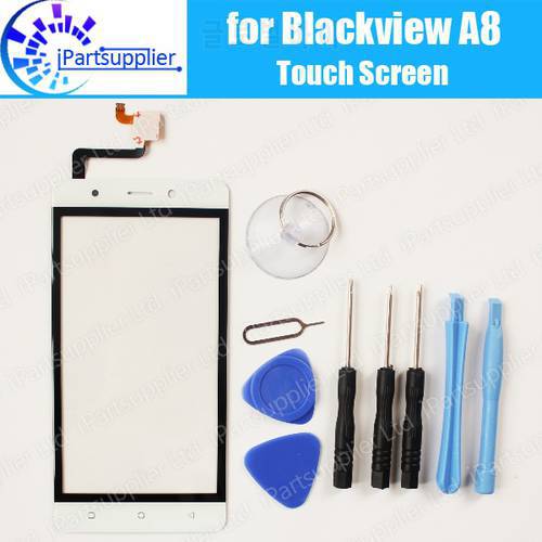 Blackview A8 Touch Screen Panel 100% Guarantee New Original Glass Panel Touch Screen Glass For Blackview A8 +Tools