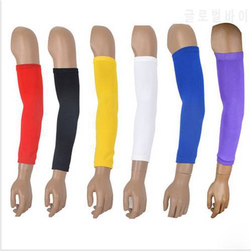 High Elastic Elbow Supports Braces Lengthen Armband Elbow Pads Protector Basketball Gym Arm Guard Soft Sleeve Shooting LT008OLE