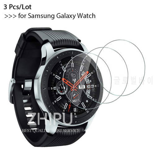 3Pcs/Lot 9H Premium Explosion-Proof Tempered Glass For Samsung Galaxy Watch 46mm & 42 mm 2018 Version Screen Protector film