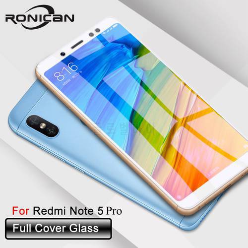 Full cover Tempered Glass on Redmi note 5 Pro note5 prime global 5.99 inch Screen Protective film for Remdi Note 5 India glass