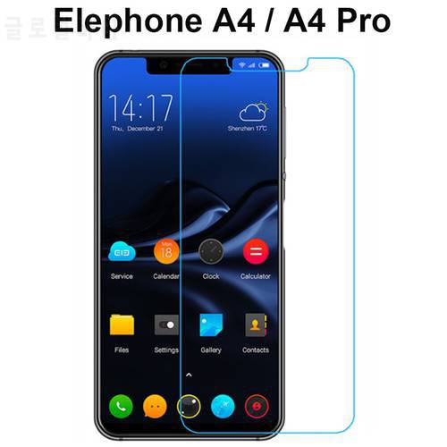 Explosion-proof Tempered Glass For Elephone A4 Film Protective Screen Protector for Elephone A4 / A4 PRO Case Cover Phone Film